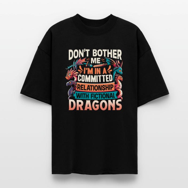 Fictional Dragons – A Committed Relationship Stanley/Stella Oversized Unisex Organic T-shirt Blaster 2.0