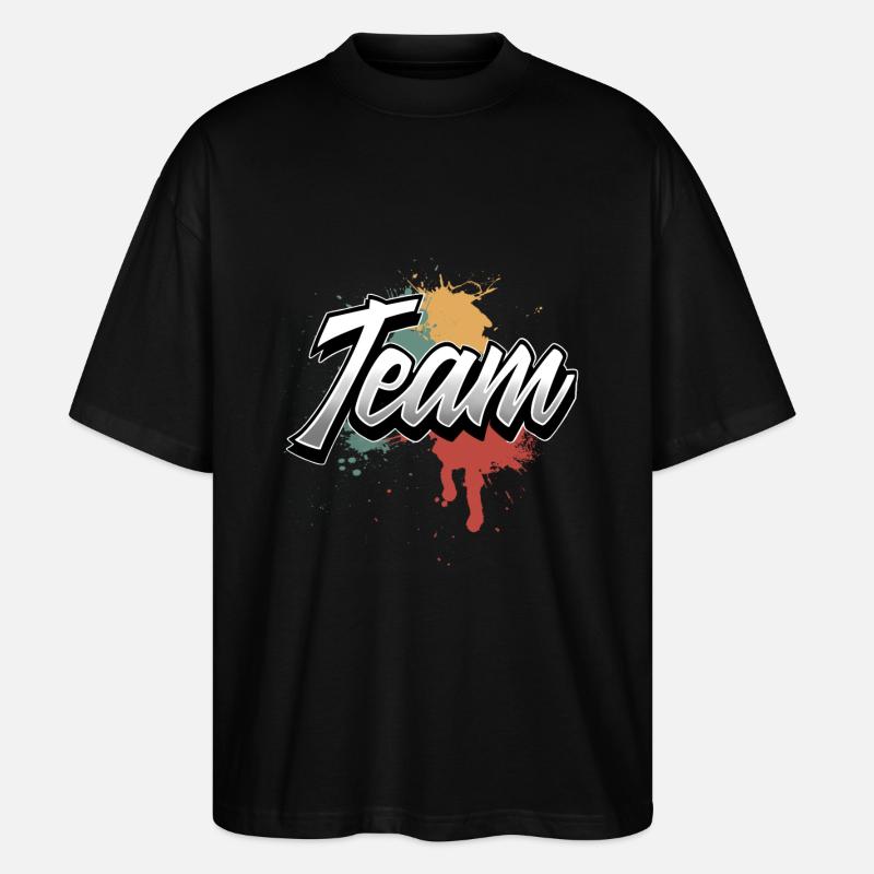 Team - Stanley/Stella Oversized Unisex Bio T-Shirt Blaster 2.0 - Schwarz