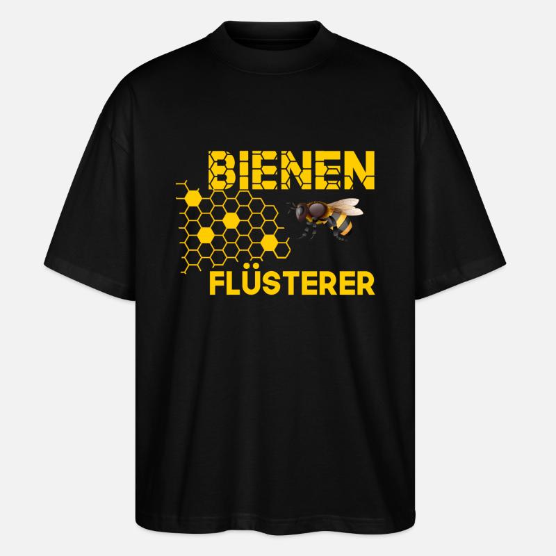 Bienenflüsterer - Stanley/Stella Oversized Unisex Bio T-Shirt Blaster 2.0 - Schwarz