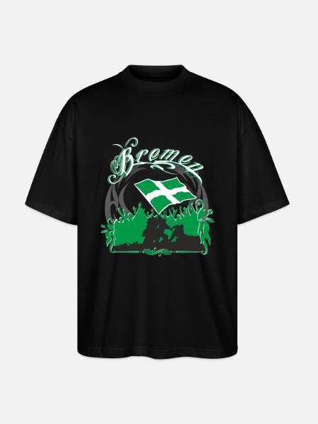 Bremen - Stanley/Stella Oversized Unisex Organic T-shirt Blaster 2.0 - black