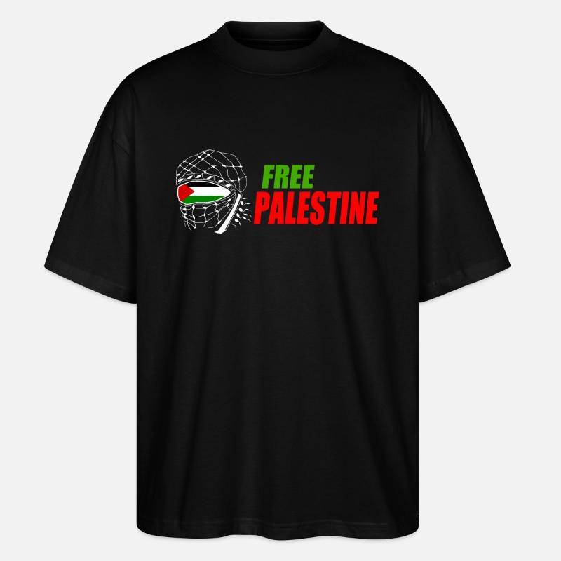 Free palestine - T-shirt bio Blaster 2.0 coupe oversize Stanley/Stella Unisexe - noir