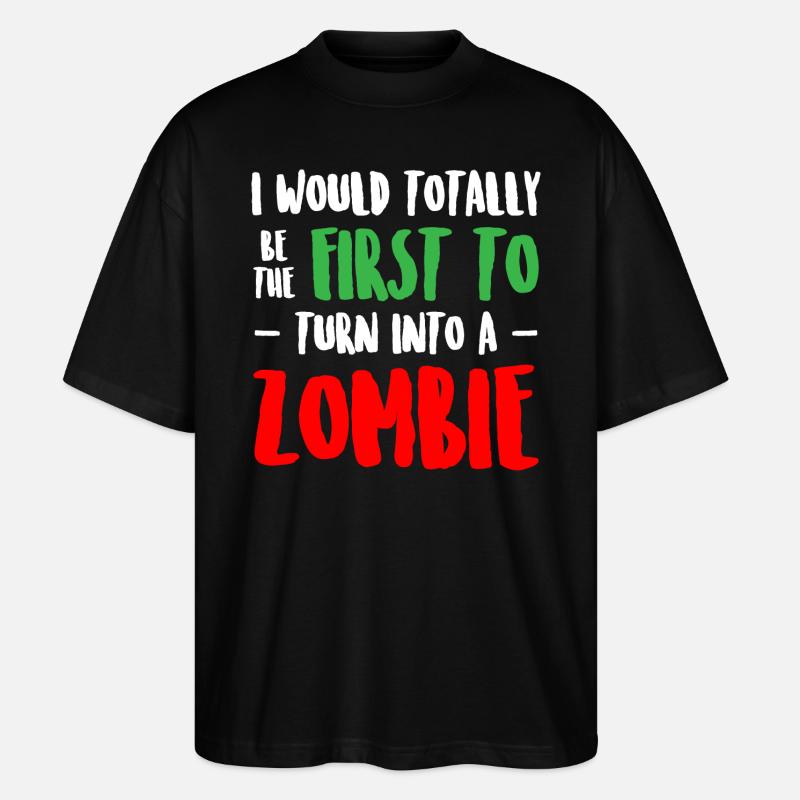 Drôle de zombie - T-shirt bio Blaster 2.0 coupe oversize Stanley/Stella Unisexe - noir