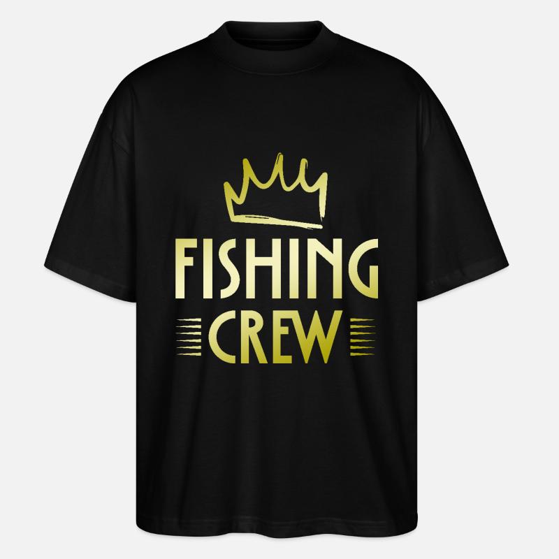 Équipage de pêche - T-shirt bio Blaster 2.0 coupe oversize Stanley/Stella Unisexe - noir