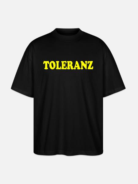 Tolerance - Stanley/Stella Oversized Unisex Organic T-shirt Blaster 2.0 - black
