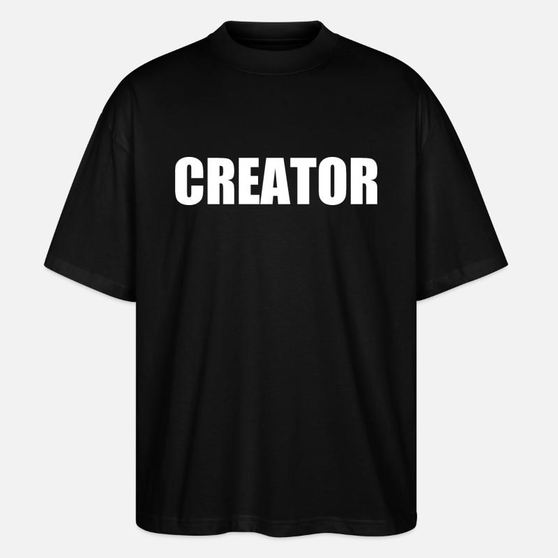 Creator - T-shirt bio Blaster 2.0 coupe oversize Stanley/Stella Unisexe - noir