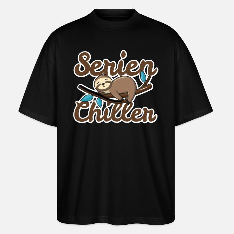 Serien-Chiller - Stanley/Stella Oversized Unisex Bio T-Shirt Blaster 2.0 - Schwarz