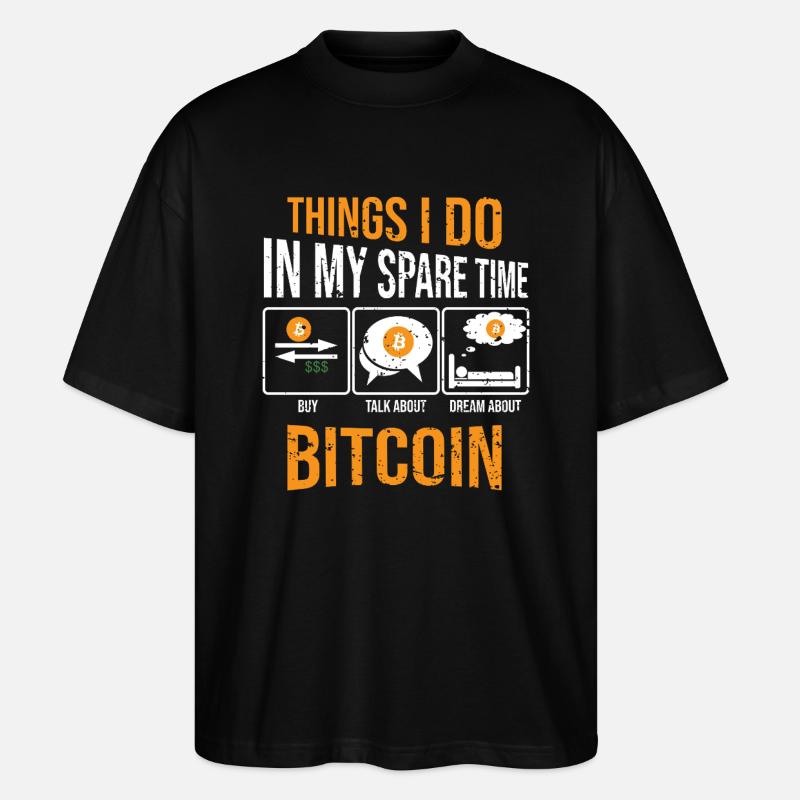 Bitcoin Miner Crypto - T-shirt bio Blaster 2.0 coupe oversize Stanley/Stella Unisexe - noir