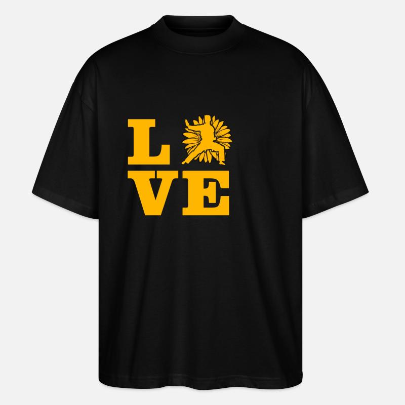Amour Karaté - T-shirt bio Blaster 2.0 coupe oversize Stanley/Stella Unisexe - noir