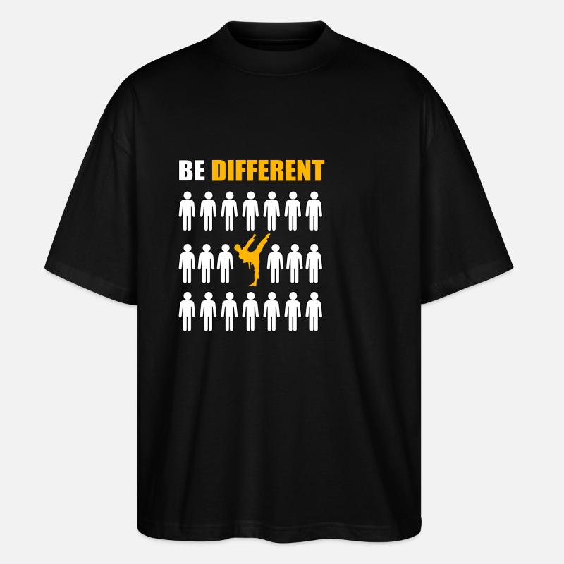 Le karaté est différent - T-shirt bio Blaster 2.0 coupe oversize Stanley/Stella Unisexe - noir