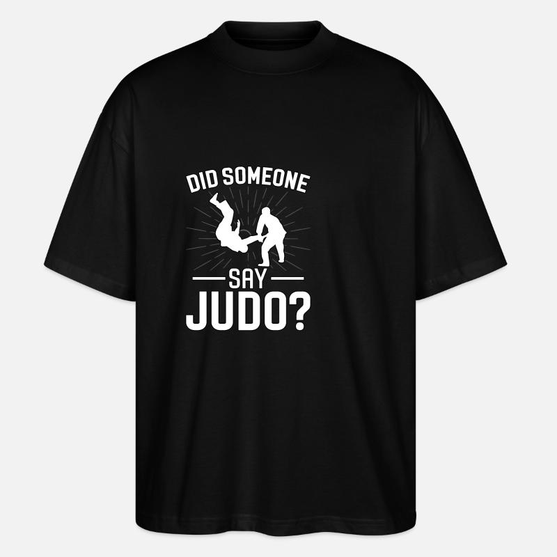Quelqu’un a dit Judo ? - T-shirt bio Blaster 2.0 coupe oversize Stanley/Stella Unisexe - noir