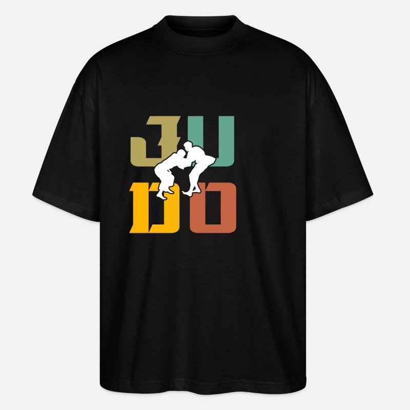 Judo - Stanley/Stella Oversized Unisex Bio T-Shirt Blaster 2.0 - Schwarz