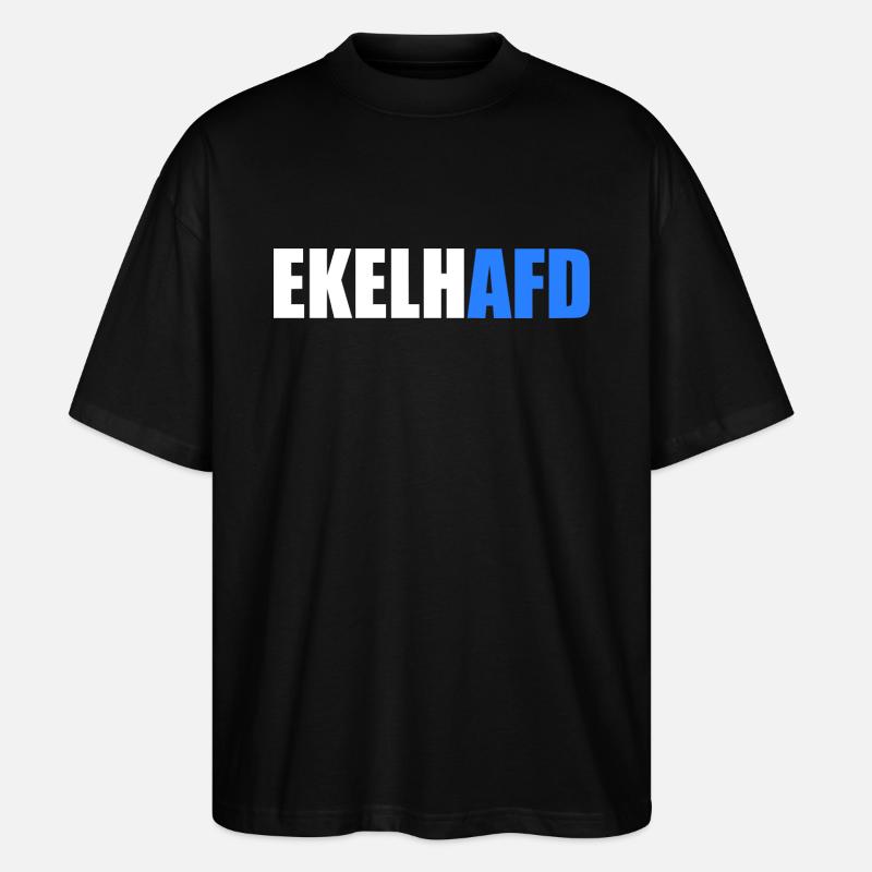 Ekelhafd - Stanley/Stella Oversized Unisex Bio T-Shirt Blaster 2.0 - Schwarz