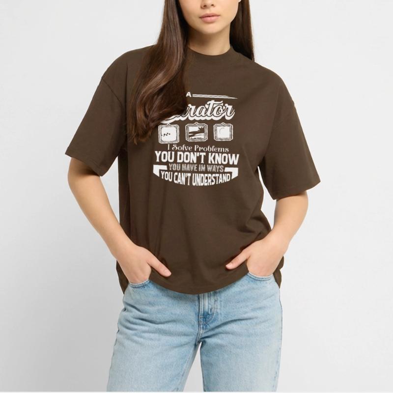 Curator Curator Solves Problems Stanley/Stella Oversized Unisex Organic T-shirt Blaster 2.0