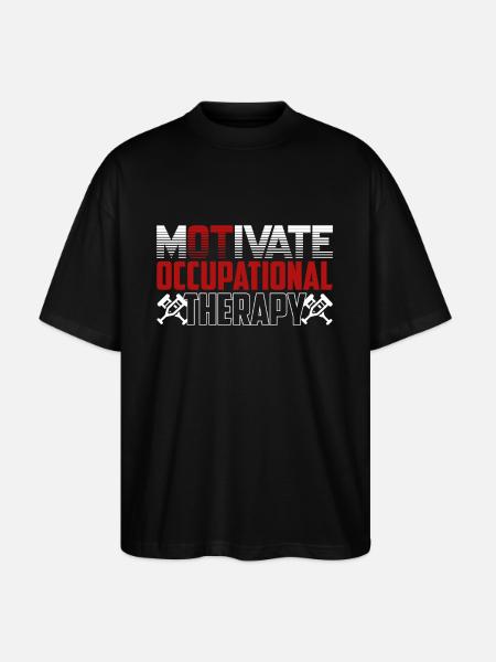 Motivate Occupational Therapy - Stanley/Stella Oversized Unisex Organic T-shirt Blaster 2.0 - black