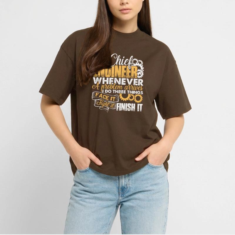 Chief Engineer Solves Problem Stanley/Stella Oversized Unisex Organic T-shirt Blaster 2.0