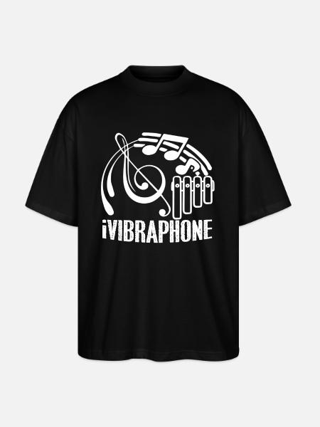Vibraphone Funny Vibraphone - Stanley/Stella Oversized Unisex Organic T-shirt Blaster 2.0 - black