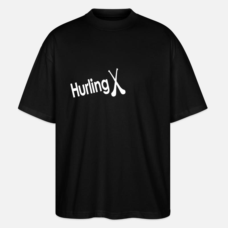 Hurling - Stanley/Stella Oversized Unisex Organic T-shirt Blaster 2.0 - black