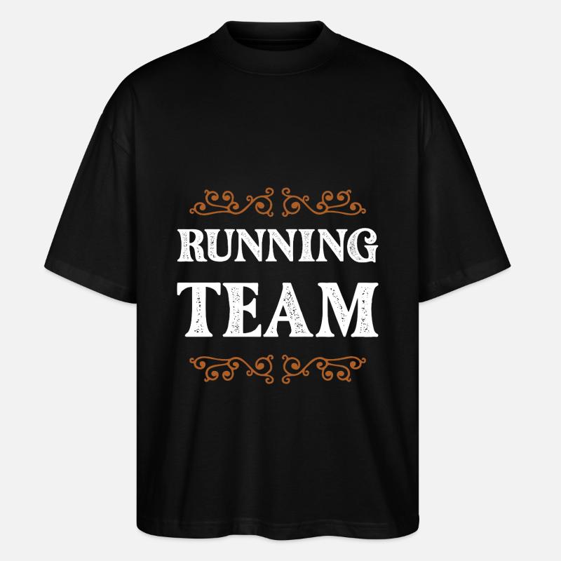 Équipe de course - T-shirt bio Blaster 2.0 coupe oversize Stanley/Stella Unisexe - noir