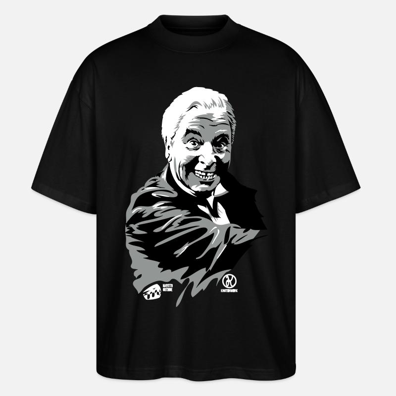 Dîner pour un - T-shirt bio Blaster 2.0 coupe oversize Stanley/Stella Unisexe - noir