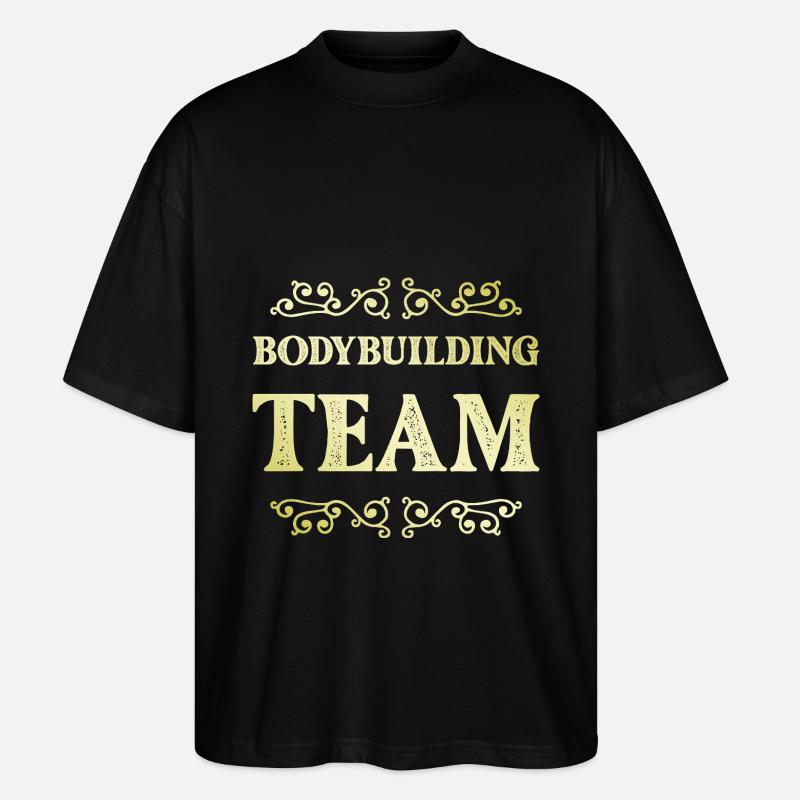 Équipe de musculation - T-shirt bio Blaster 2.0 coupe oversize Stanley/Stella Unisexe - noir