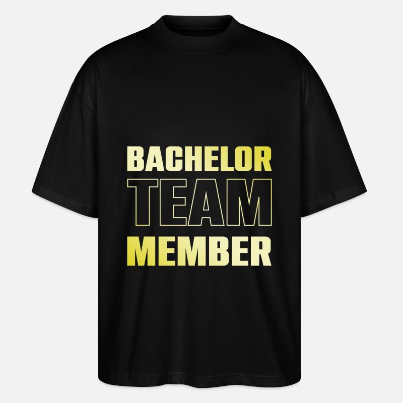 Équipe de baccalauréat - T-shirt bio Blaster 2.0 coupe oversize Stanley/Stella Unisexe - noir