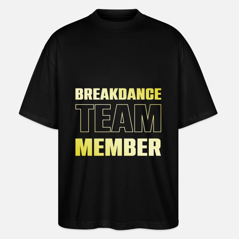 Équipe de breakdance - T-shirt bio Blaster 2.0 coupe oversize Stanley/Stella Unisexe - noir