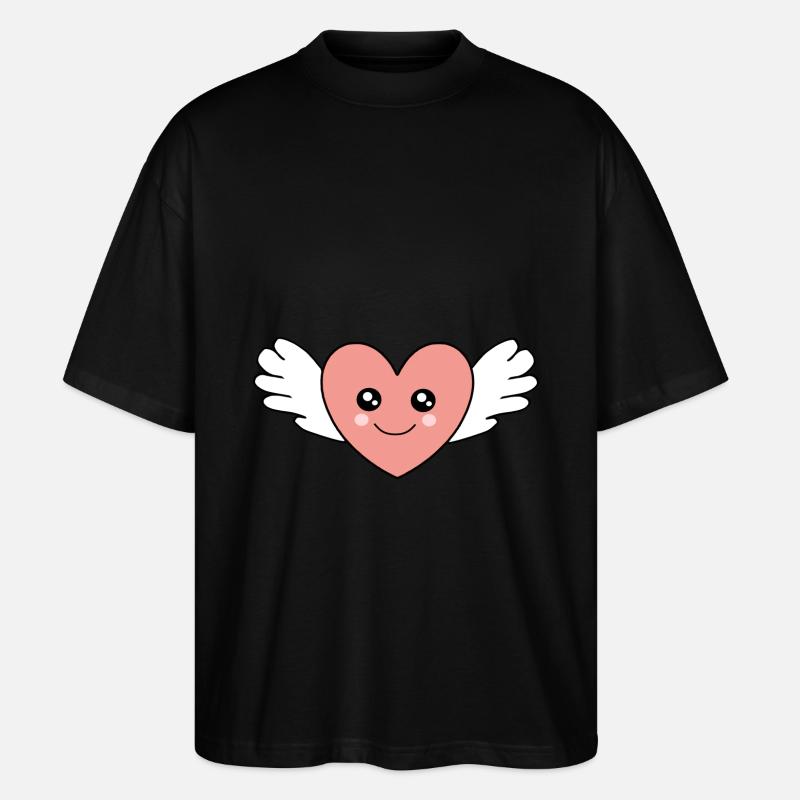 Saint-Valentin, Saint-Valentin, Saint-Valentin - T-shirt bio Blaster 2.0 coupe oversize Stanley/Stella Unisexe - noir