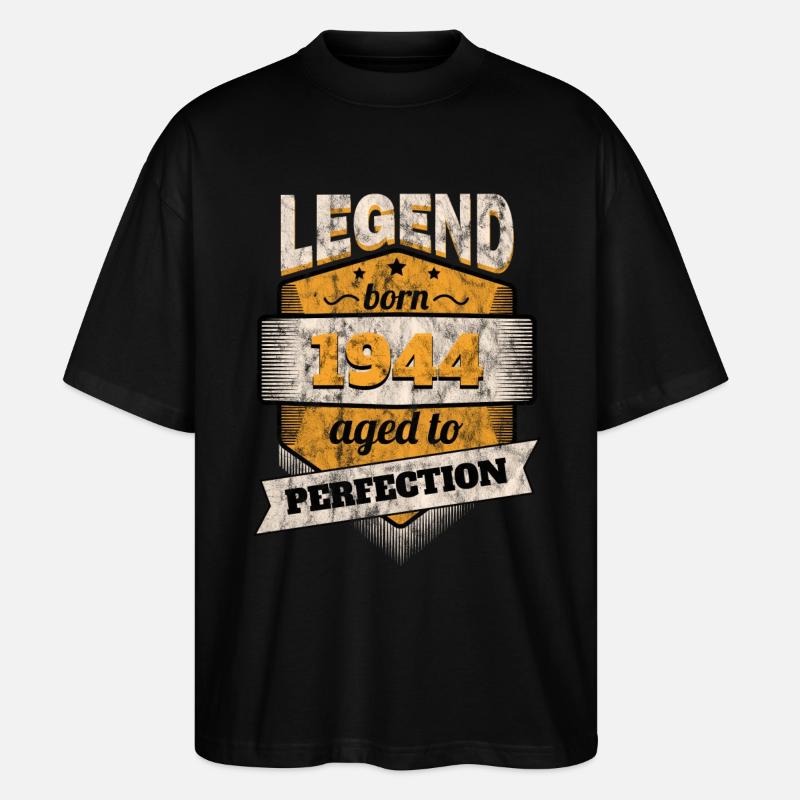 1944 - Stanley/Stella Oversized Unisex Organic T-shirt Blaster 2.0 - black