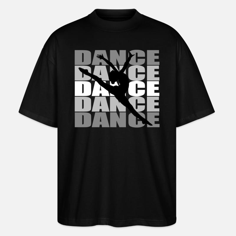 Danser - T-shirt bio Blaster 2.0 coupe oversize Stanley/Stella Unisexe - noir