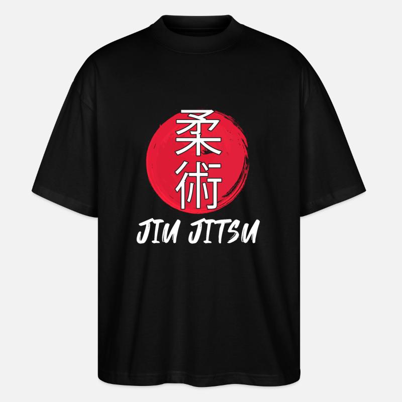 Jiu Jitsu - Stanley/Stella Oversized Unisex Bio T-Shirt Blaster 2.0 - Schwarz