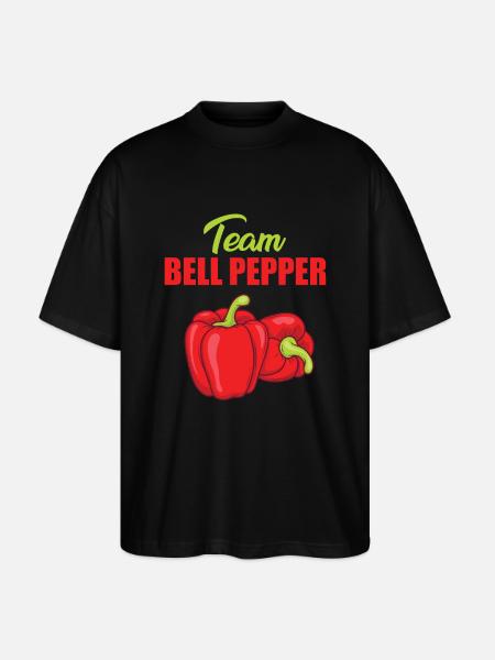 Team Paprika - Stanley/Stella Oversized Unisex Organic T-shirt Blaster 2.0 - black