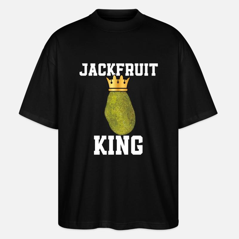 Jackfrucht König - Stanley/Stella Oversized Unisex Bio T-Shirt Blaster 2.0 - Schwarz