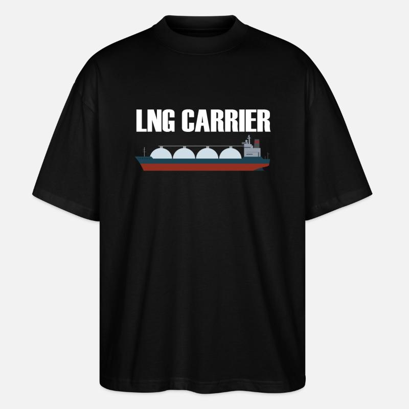 LNG Carrier - Stanley/Stella Oversized Unisex Bio T-Shirt Blaster 2.0 - Schwarz