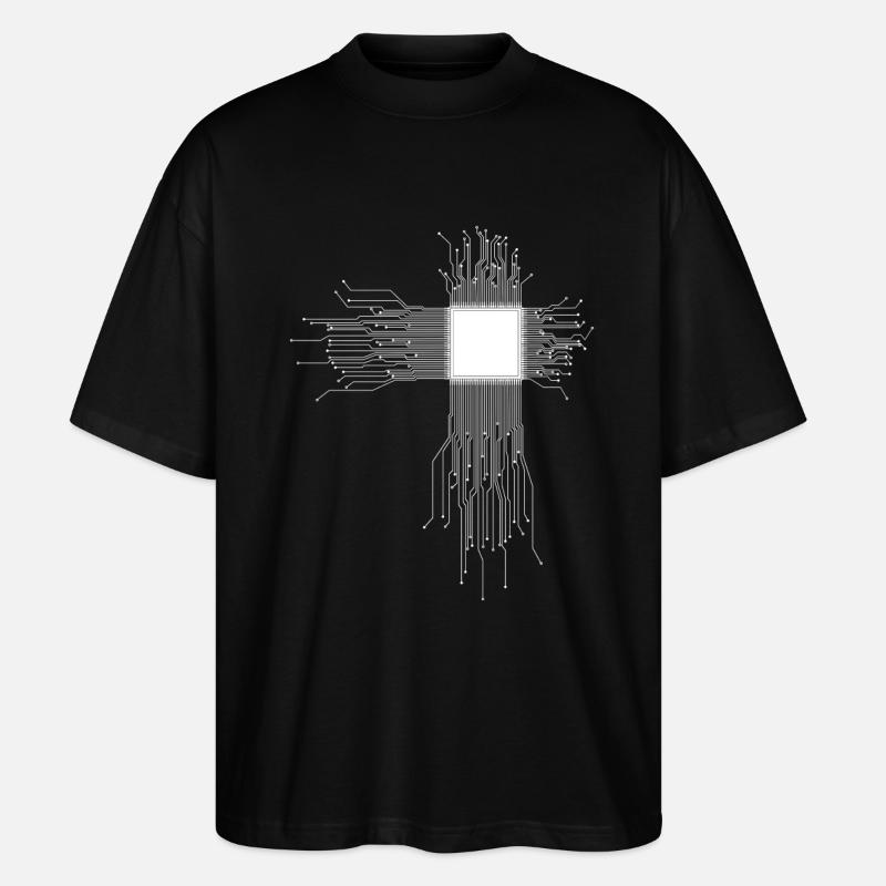 CPU Processor - Stanley/Stella Oversized Unisex Organic T-shirt Blaster 2.0 - black