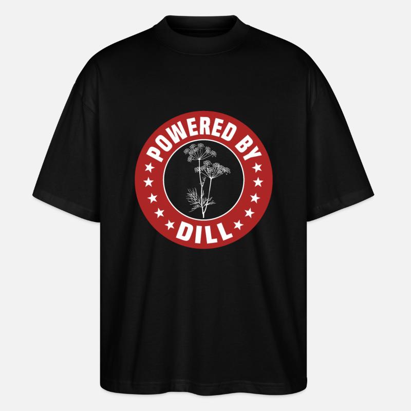 Powered by dill - Stanley/Stella Oversized Unisex Organic T-shirt Blaster 2.0 - black