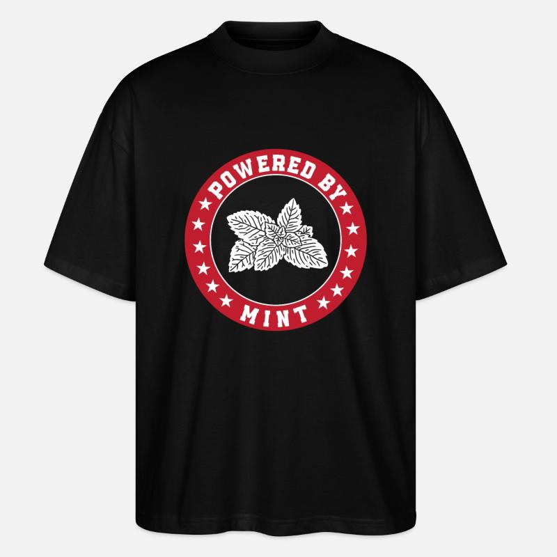 Cool Mint Lover Design - T-shirt bio Blaster 2.0 coupe oversize Stanley/Stella Unisexe - noir