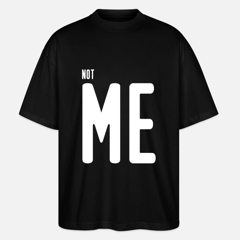 NOT ME - T-shirt bio Blaster 2.0 coupe oversize Stanley/Stella Unisexe - noir