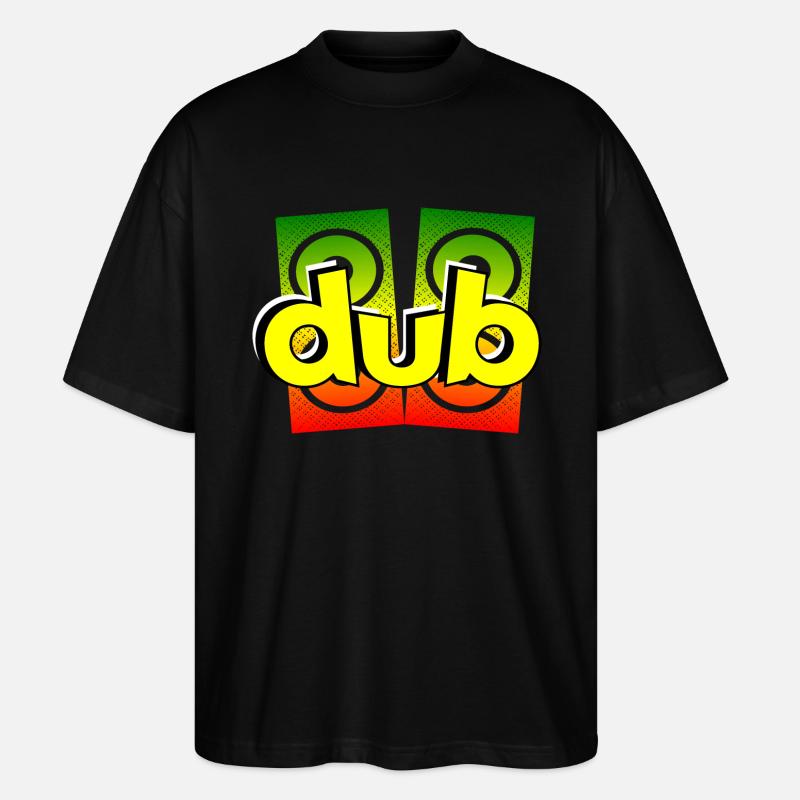Dub - Stanley/Stella Oversized Unisex Bio T-Shirt Blaster 2.0 - Schwarz