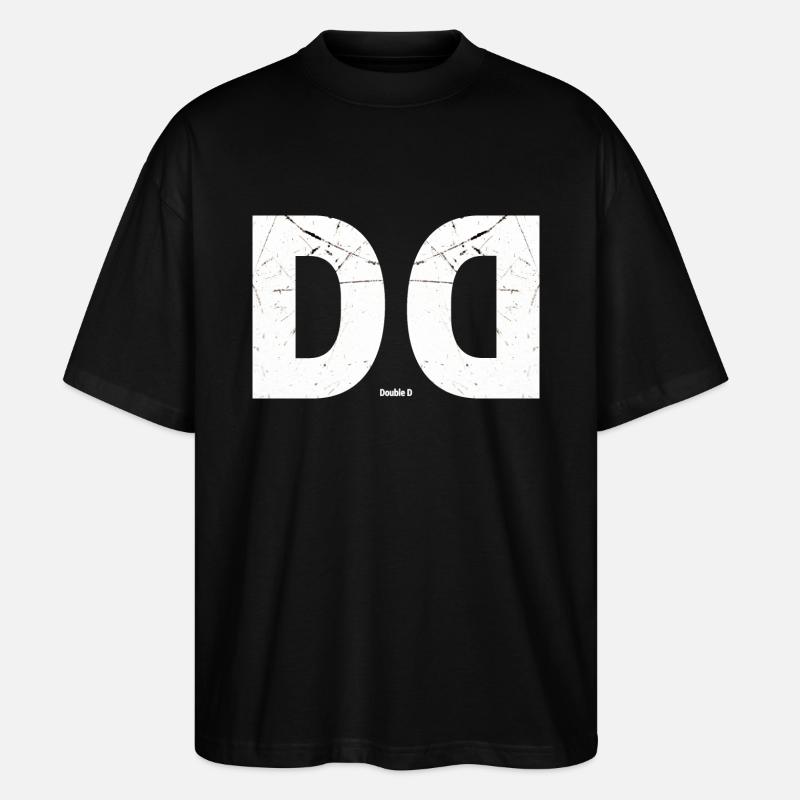 Double D - Doppel D - T-shirt bio Blaster 2.0 coupe oversize Stanley/Stella Unisexe - noir
