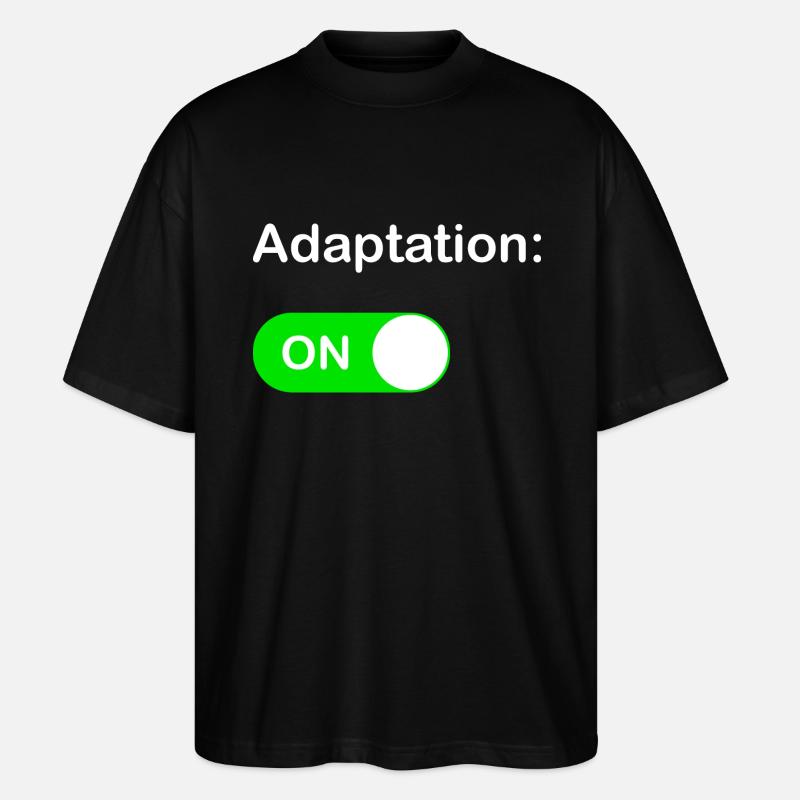 Adaption EIN - Stanley/Stella Oversized Unisex Bio T-Shirt Blaster 2.0 - Schwarz
