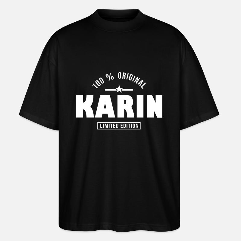 Karin, Karin - Stanley/Stella Oversized Unisex Bio T-Shirt Blaster 2.0 - Schwarz