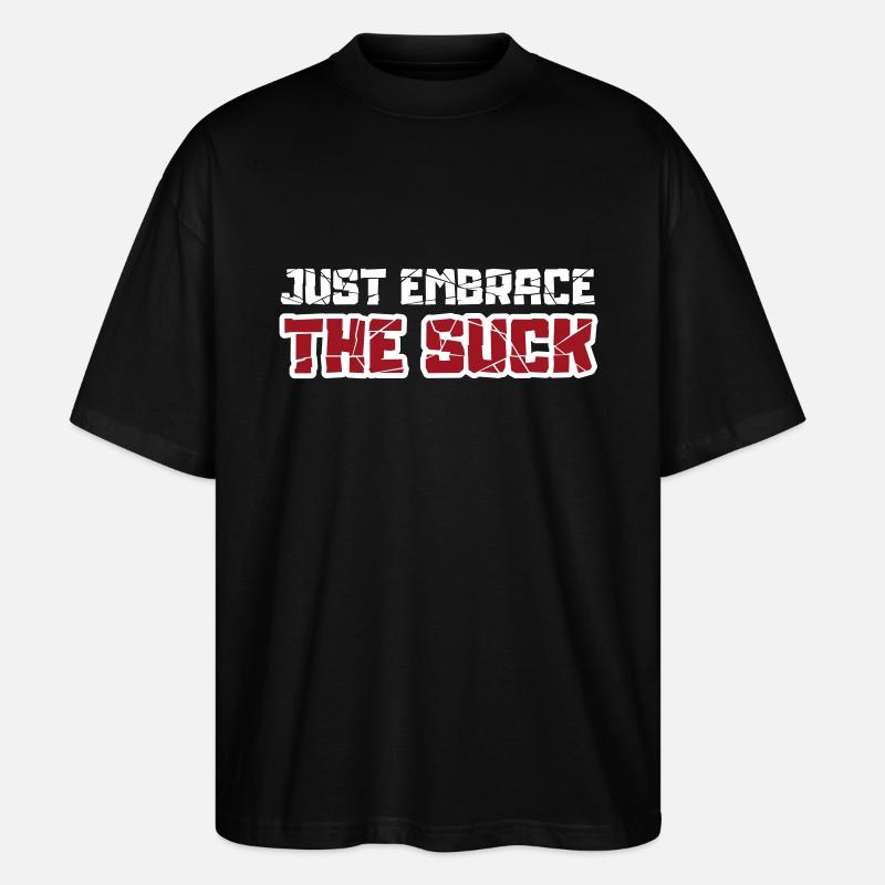 Embrassez simplement la succion - T-shirt bio Blaster 2.0 coupe oversize Stanley/Stella Unisexe - noir