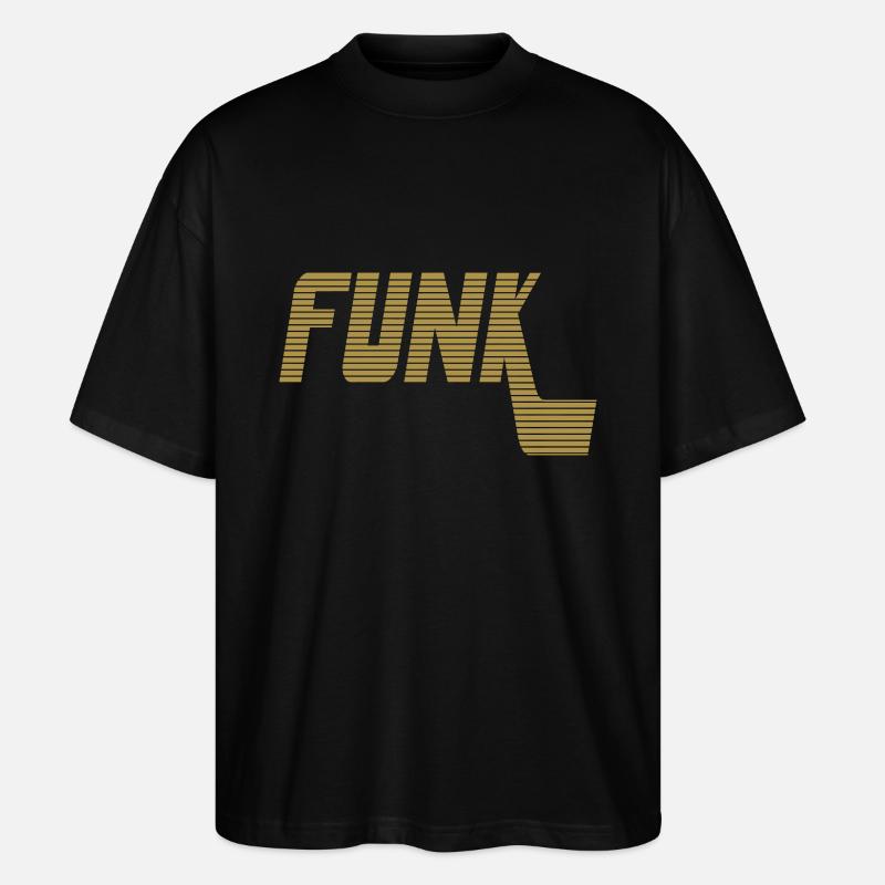 Funk 2 - T-shirt bio Blaster 2.0 coupe oversize Stanley/Stella Unisexe - noir