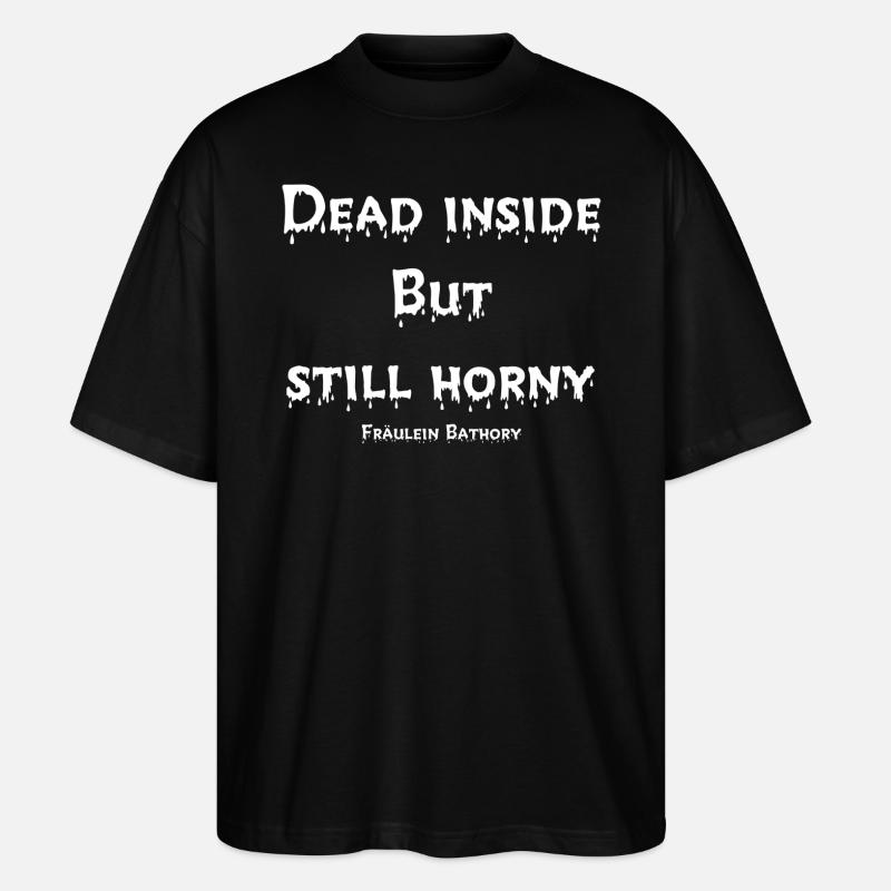Dead Inside - Stanley/Stella Oversized Unisex Bio T-Shirt Blaster 2.0 - Schwarz