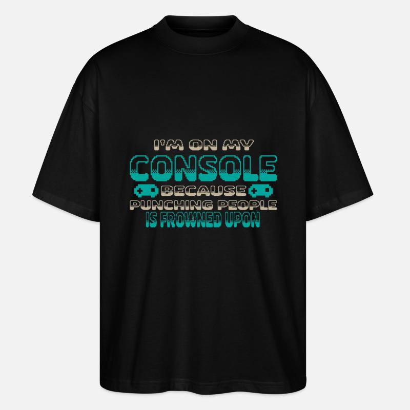 C’est mal vu - T-shirt bio Blaster 2.0 coupe oversize Stanley/Stella Unisexe - noir