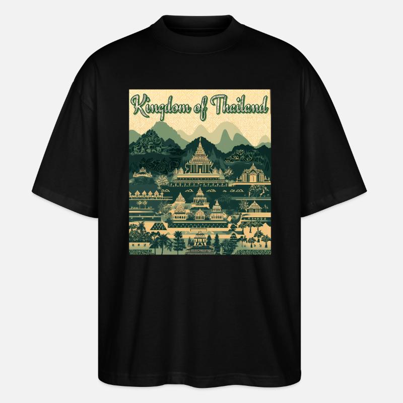 Thailand Dreams – Coole Geschenkidee! - Stanley/Stella Oversized Unisex Bio T-Shirt Blaster 2.0 - Schwarz