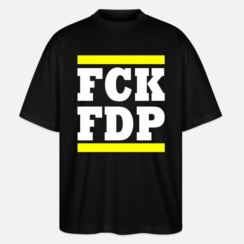 Fck fdp - T-shirt bio Blaster 2.0 coupe oversize Stanley/Stella Unisexe - noir