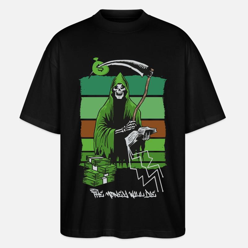 Sensenmann - Stanley/Stella Oversized Unisex Bio T-Shirt Blaster 2.0 - Schwarz