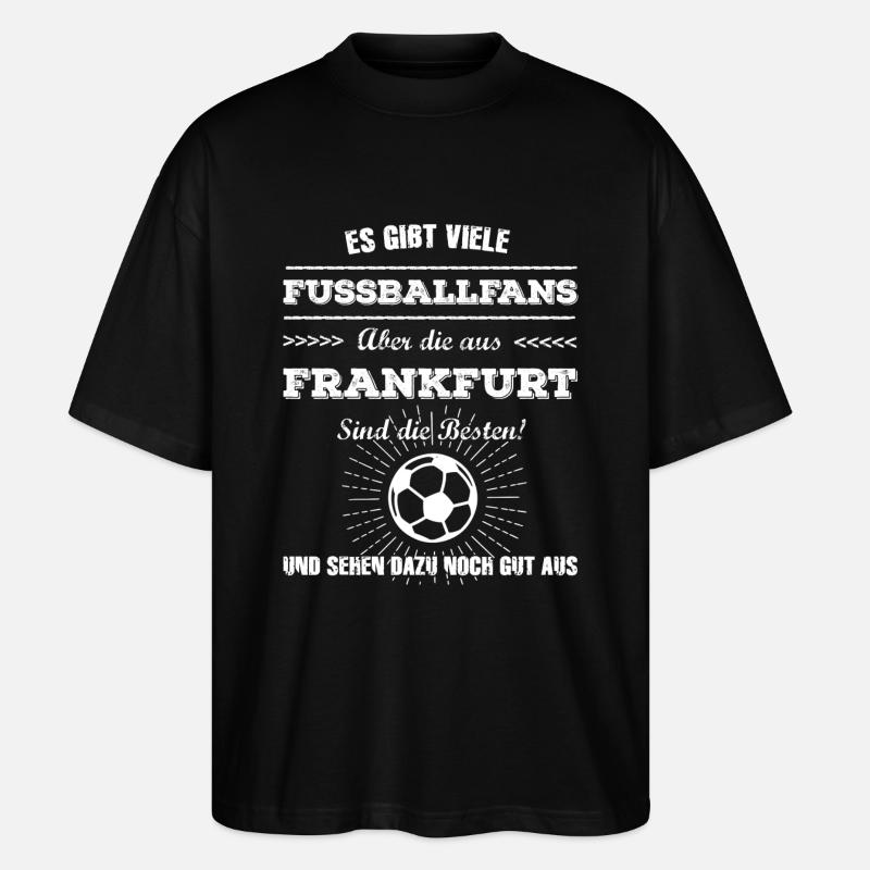 Frankfurt - Stanley/Stella Oversized Unisex Bio T-Shirt Blaster 2.0 - Schwarz