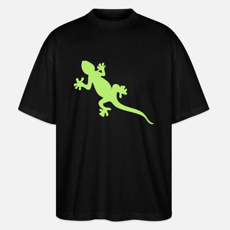 geko - Stanley/Stella Oversized Unisex Bio T-Shirt Blaster 2.0 - Schwarz